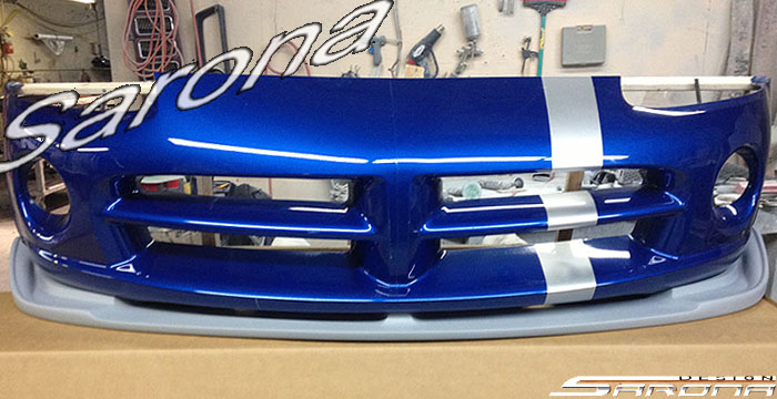 Custom Dodge Viper Front Bumper Add-on  Coupe Front Lip/Splitter (2003 - 2010) - $490.00 (Part #DG-003-FA)